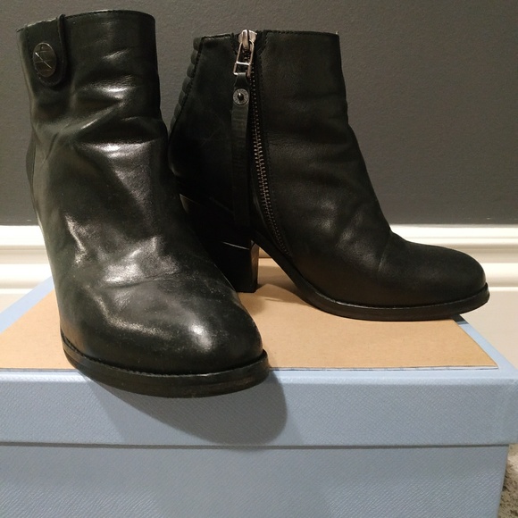 Hot Biker Leather Ankle Boots - Picture 2 of 7